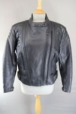 RIDER BLACK LEATHER BIKER
