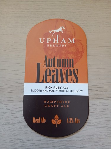 Upham brewery autumn leaves - upham,