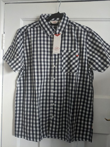 Black white check lee cooper - black,