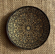 Toledo Damascene Small Trinket Dish. Made In Spain . 8cm