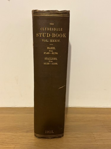 Clydesdale stud book vol - clydesdale,