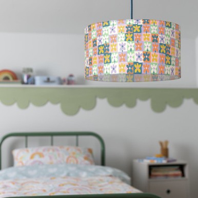 Floral lampshade 25cm easy - floral,