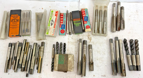 Used job lot taps and - lot, dies