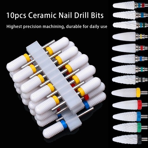 10pcs ceramic nail - ceramic, drill
