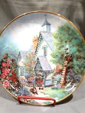 Porcelain plate "The Gables" (2) 8"(20cm) by Lilliput Lane Collection