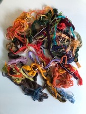 Tapestry Wool Yarn Job Lot Odds & Ends Bundle Mixed Lengths Varied Colours