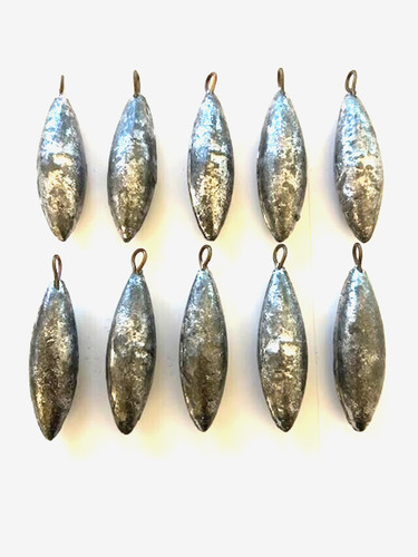 Sea fishing weights plain - fishing,