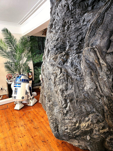 Fake rock face wall panels - fake,