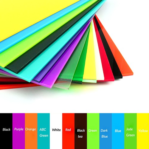 Coloured perspex sheets plate - coloured,