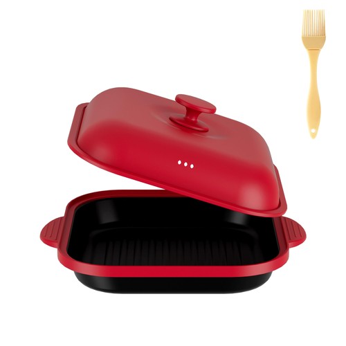 Microwave grill pan - microwave, with