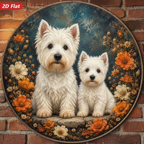 Westie pup dog hanging - pup,