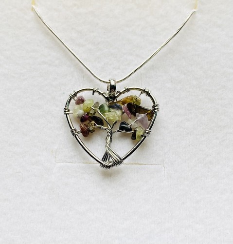 Stunning fluorite chip heart - stunning,