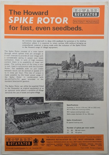 Original howard spikerotor - howard,