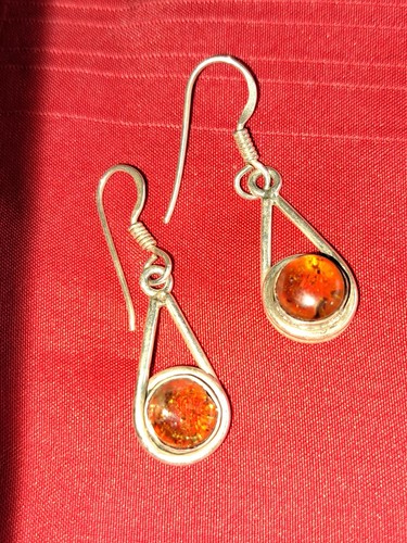 Delightful amber 925 - amber,, sterling
