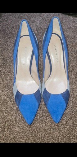 Karen millen blue suede - karen,