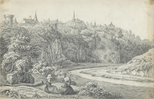 Dinan france 1826 antique - france,