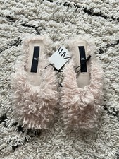 Zara Fluffy Fur Shoes/ Mules Size 36 Brand New With Tag