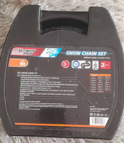 Snow chain set pack - chain, size