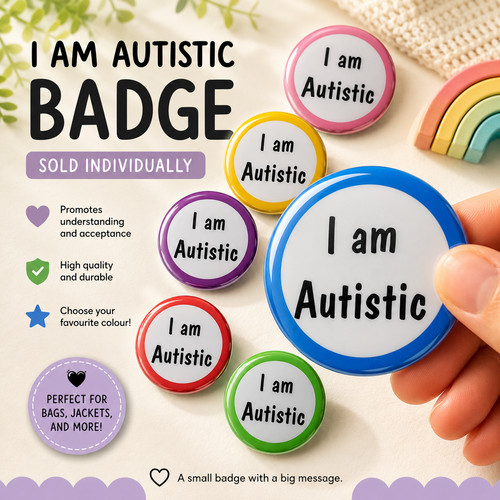 Autistic badge or - badge,