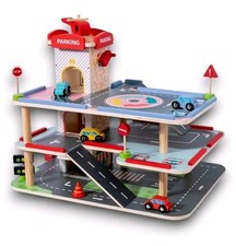 Wooden Car Park  Garage With