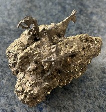 Pewter Miner Gold Panner/Mule