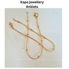 Stunning Indian Anklet Ankle Chain Indian Payal Bollywood Pair kapa-jewellery