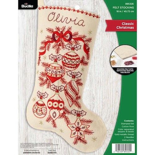 Bucilla felt christmas - 18",