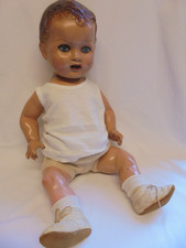 VINTAGE HARD PLASTIC DOLL 1950S 24 INCHES