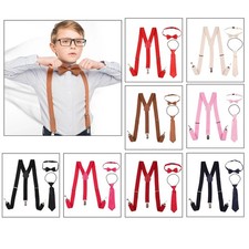 Boys Baby Toddler Children Adjustable Washable Braces Suspenders 1-16 Years