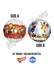 Gaming Birthday 18” Red Double Sided Foil balloon Gaming Party Decorations