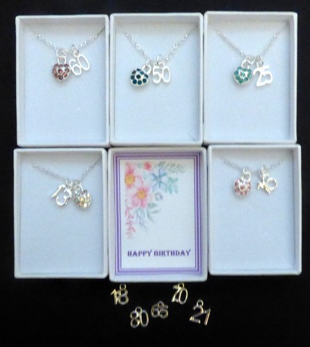 Birthday necklace small - necklace,
