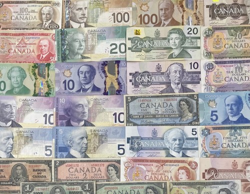 Canadian banknotes choice of - banknotes,