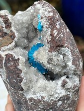Cavansite Flower on Heulandite