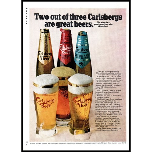 1971 carlsberg elephant - carlsberg,