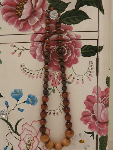 Vintage long wooden graduated - long,