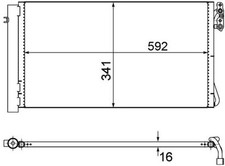 MAHLE A/C Condenser Parallel