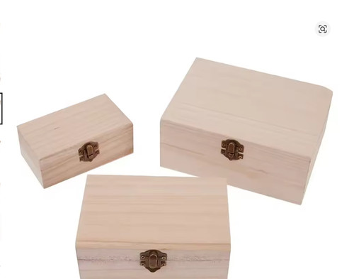 Natural finish wooden storage - wooden,