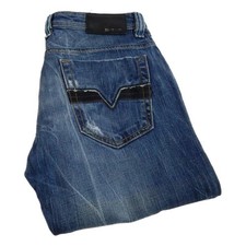 Diesel Viker Jeans Straight Stretch Waist 31 Leg 32 W31 L32 Button Fly (Q7022)