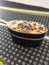 Carlton Ware Blue LUSTRE Oval