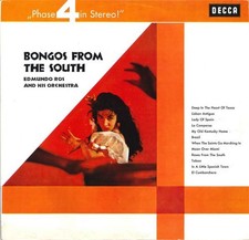 Edmundo Ros & His Orchestra - Bongos From The South LP Decca VG+/VG+