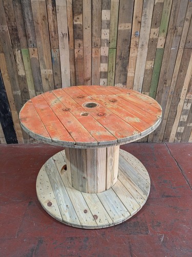 Wood cable reel - wood, wire