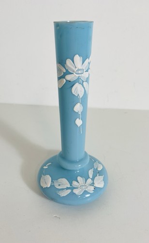 Vintage blue opaline cameo - , bud