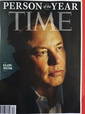 TIME Magazine Person of the YEAR ELON MUSK December 27/January 3 NEW FAST 