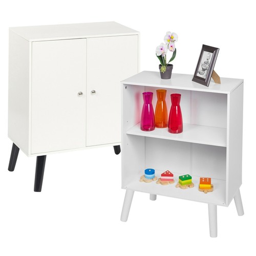 Tier wooden storage bookcase - storage,