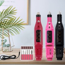 Electric Nail Files Manicure Set Nail Gel USB Polisher Remover Pedicure Tool