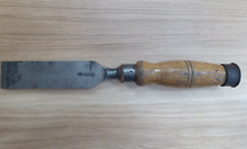 Vintage A Hildrick 1.5" Firmer Chisel - Length 13" With Hard Wood Handle