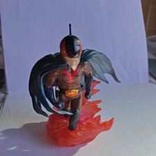 Rare Battle of the Planets style figure Jason the Condor wading through flames