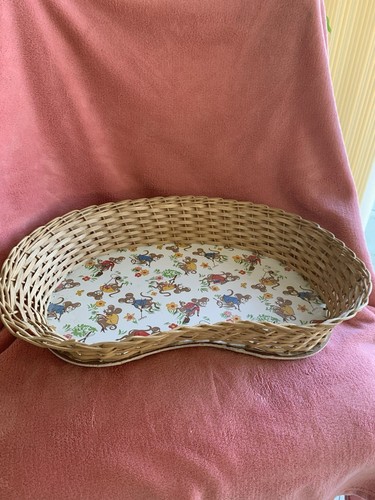Vintage wicker storage display - wicker,