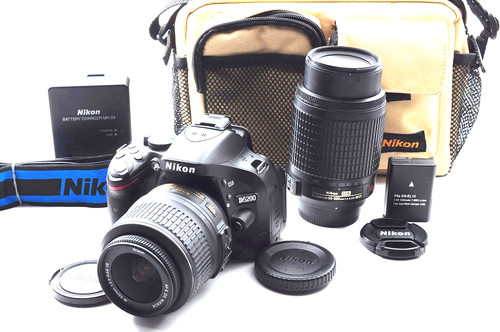 Nikon d5200 dslr double zoom - d5200,