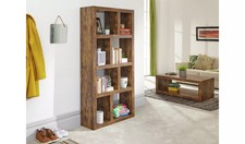 Wood Shelving Unit Dark